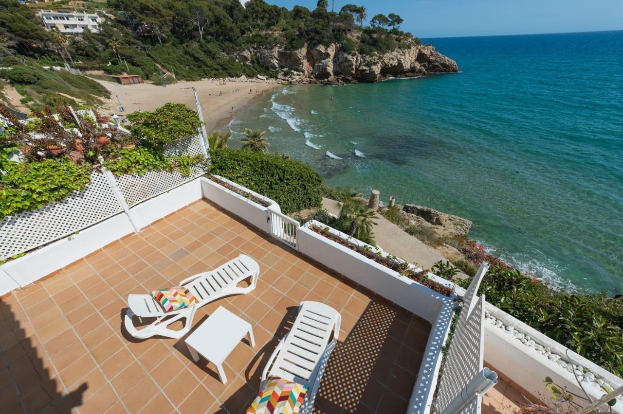 Casas Blancas Salou Villa Bagian luar foto